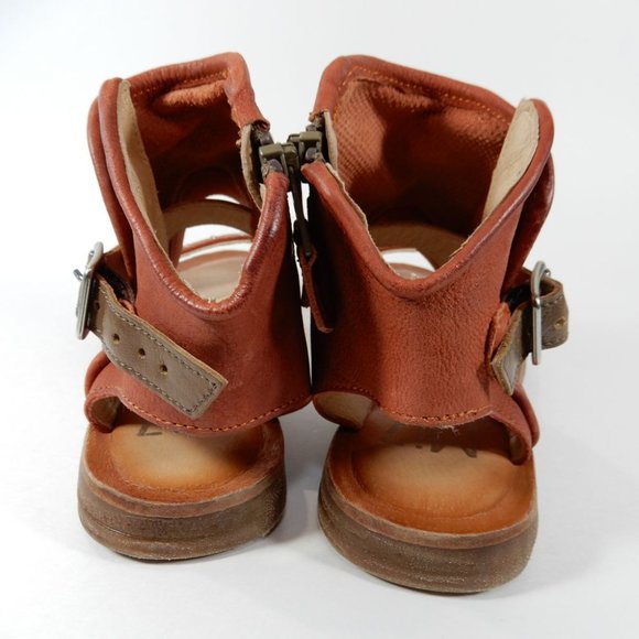 Miz Mooz Forge Comfort Flat SANDALS Size 36 5 5.5 Rust Leather Boho NEW $159 - Picture 4 of 12